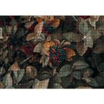 Cakatablo Kadife Yeşili Yapraklar ve Kırmızı ve Yeşil Meyveler 1000 Parça Puzzle Yapboz MDF Ahşap