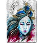 Cakatablo Kadın Figüründe Terazi Burcu Görseli 1000 Parça Puzzle Yapboz MDF Ahşap