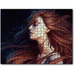 Cakatablo Kahverengi Saçlı Kız 1000 Parça Puzzle