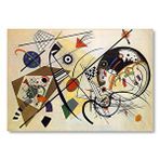 Cakatablo Kandinsky Sanat Resimleri Mdf Ahşap Tablo