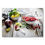 Cakatablo Kasede Ahududu Kızılcık Limon Lime Ve Reçel Kavanozu Mdf Ahşap Tablo