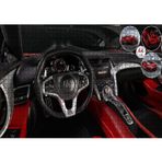 Cakatablo Kırmızı Acura NSX Kokpit 1000 Parça Puzzle Yapboz MDF Ahşap