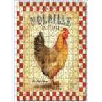 Cakatablo Kümes Hayvanlarından Tavuk Görseli 255 Parça Puzzle Yapboz MDF Ahşap