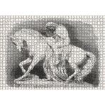 Cakatablo Lady Godiva Taş Heykel 1000 Parça Puzzle Yapboz MDF Ahşap