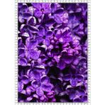 Cakatablo Lila Çiçek 1000 Parça Puzzle Yapboz MDF Ahşap