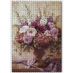 Cakatablo Mermer Vazo İçindeki Karışık Çiçekler 1000 Parça Puzzle Yapboz MDF Ahşap