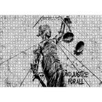 Cakatablo Metallica And Justice For All Albüm Kapağı 1000 Parça Puzzle Yapboz MDF Ahşap