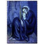 Cakatablo Mother and Child, 1902 by Pablo Picasso 500 Parça Puzzle Yapboz MDF Ahşap