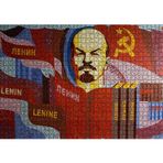 Cakatablo Mozaik Lenin ve Orak Çekiç 1000 Parça Puzzle Yapboz MDF Ahşap