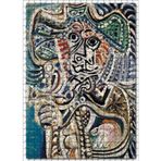 Cakatablo Musketeer with Sword, 1972 by Pablo Picasso 500 Parça Puzzle Yapboz MDF Ahşap