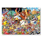 Cakatablo Nintendo Wii Tüm Karakterler Kompozisyon Mdf Ahşap Tablo