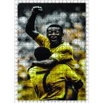Cakatablo Pele 1970 Brasile Italia 500 Parça Puzzle Yapboz MDF Ahşap