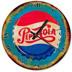 Cakatablo Pepsi Cola Kapağı Baskılı Duvar Saati