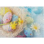 Cakatablo Rengarenk Boyalı Süslü Sürpriz Yumurtalar 1000 Parça Puzzle Yapboz MDF Ahşap, P17410-1000