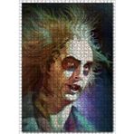 Cakatablo Retro Beetlejuice Beter Böcek Görsel 1000 Parça Puzzle Yapboz MDF Ahşap