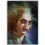 Cakatablo Retro Beetlejuice Beter Böcek Görsel 500 Parça Puzzle Yapboz MDF Ahşap