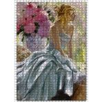 Cakatablo Richard S Johnson Ressam Kadın Ve Vazoda Çiçekler 1000 Parça Puzzle Yapboz MDF Ahşap