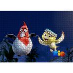 Cakatablo Rio Macerası Sarı ve Kırmızı Beyaz Kuşlar 1000 Parça Puzzle Yapboz MDF Ahşap
