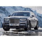 Cakatablo Rolls Royce Hayalet Araba Görseli 1000 Parça Puzzle Yapboz MDF Ahşap