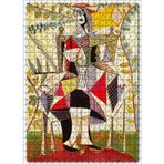 Cakatablo Seated Woman in a Garden, 1938 by Picasso 500 Parça Puzzle Yapboz MDF Ahşap