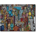 Cakatablo Şehir Motifleri Duvar Boyama 120 Parça Puzzle