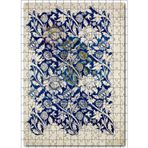 Cakatablo Seramik Çiçek Baskı 255 Parça Puzzle Yapboz MDF Ahşap