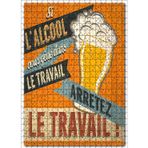 Cakatablo Seyhatte Alkol Partisi Afişi Görseli 500 Parça Puzzle Yapboz MDF Ahşap