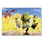 Cakatablo Shrek, Shrek Ekstra Büyük Mdf Ahşap Tablo
