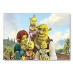 Cakatablo Shrek Sonsuza Kadar Shrek, Mdf Ahşap Tablo