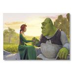Cakatablo Shrek Ve Fiona Prens Mdf Ahşap Tablo