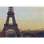 Cakatablo Sonbahar Günbatımı Eyfel Kulesi ve Şehir Manzarası 1000 Parça Puzzle
