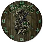 Cakatablo Sons of Anarchy Anarşinin Oğulları Desenli Duvar Saati