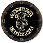 Cakatablo Sons Of Anarchy California Dekoratif Duvar Saati