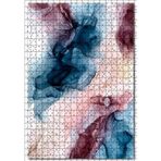 Cakatablo Suluboya Efekti Renk Dalgaları 500 Parça Puzzle Yapboz MDF Ahşap