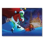 Cakatablo The Grinch Santa Claus Mdf Ahşap Tablo