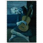 Cakatablo The Old Guitarist, 1903 by Pablo Picasso 500 Parça Puzzle Yapboz MDF Ahşap