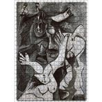 Cakatablo The Rape of the Sabines, 1962 by Pablo Picasso 500 Parça Puzzle Yapboz MDF Ahşap