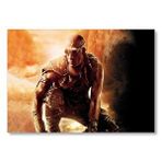 Cakatablo Vin Diesel Riddick 2013 Film Afişi Mdf Ahşap Tablo