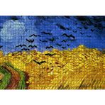 Cakatablo Vincent Van Gogh Buğday Tarlası Ve Kargalar 1000 Parça Puzzle Yapboz MDF Ahşap
