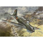 Cakatablo ww2 Sovyet Keşif Uçağı 1000 Parça Puzzle Yapboz MDF Ahşap