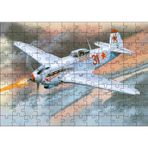 Cakatablo Yak-9K Uçak Boyama 120 Parça Puzzle Yapboz MDF Ahşap
