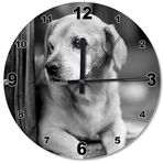 Cakatablo Yavru Köpek Ahşap Duvar Saati