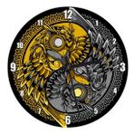 Cakatablo Yin Yang Baykuş Duvar Saati
