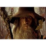 Cakatablo Yüzüklerin Efendisi Gandalf Yakın Plan 1000 Parça Puzzle Yapboz MDF Ahşap