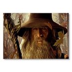 Cakatablo Yüzüklerin Efendisi Gandalf Yakın Plan Mdf Ahşap Tablo