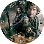 Cakatablo Yüzüklerin Efendisi Hobbit Beş Ordunun Savaşı Duvar Saati