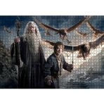 Cakatablo Yüzüklerin Efendisi Hobbit Ve Gandalf Görseli 1000 Parça Puzzle Yapboz MDF Ahşap