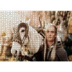 Cakatablo Yüzüklerin Efendisi Legolas ve Beyaz Atı 1000 Parça Puzzle Yapboz MDF Ahşap