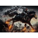 Cakatablo Yüzüklerin Efendisi Nazgul ve Alevler 1000 Parça Puzzle Yapboz MDF Ahşap