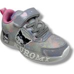 Cakgo Kuromi 724-26 Anorak Parlak Deri Anatomik Kız Sneaker Çocuk Gri Pembe 26-30